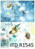 Papier decoupage ptaki, Vintage, kolaż*Paper decoupage birds, Vintage, collage